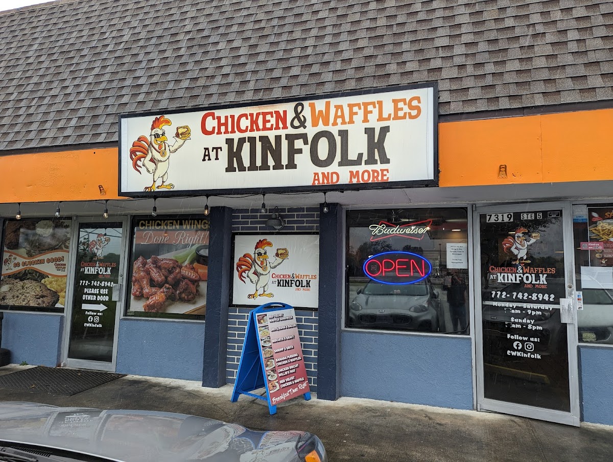 Chicken & Waffles At Kinfolk And More